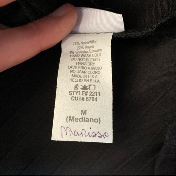 Vintage Y2K rare full side double slit stretch skirt with statement belt - Picture 5 of 9